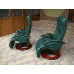Відпочинкове шкіряне крісло з масажем (6090) - LvivMarket.net, Фото 9
