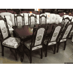 Стіл столовий, розкладний + 8 стільців (новий) (4403). ДНІПРО - LvivMarket.net, Фото 4
