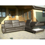 Новий шкіряний диван, розкладний (5563) - LvivMarket.net, Фото 9