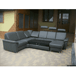 Новий шкіряний диван, розкладний (4946) - LvivMarket.net, Фото 36