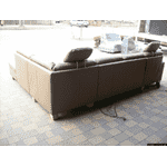 Новий шкіряний П-подібний диван, розкладний (4945). ДНІПРО - LvivMarket.net, Фото 9
