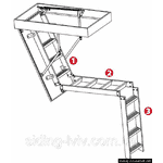 Сходи на горище ОМАН TERMO S 120*70 (Термо дерев’яна) - ЛьвівМаркет, Фото 5 Сходи на горище ОМАН TERMO S 120*70 (Термо дерев’яна) - LvivMarket.net, Фото 5