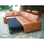 Новий шкіряний кутовий диван, розкладний (4410).ДНІПРО - LvivMarket.net, Фото 66