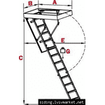Сходи на горище ОМАН TERMO LONG S 120x60 (Оман Термо Лонг 3,30 см всота ) - ЛьвівМаркет, Фото 4 Сходи на горище ОМАН TERMO LONG S 120x60 (Оман Термо Лонг 3,30 см всота ) - LvivMarket.net, Фото 4