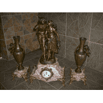 Камінний годинник з вазами Зустріч (6165) - ЛьвівМаркет, Фото 3 Камінний годинник з вазами Зустріч (6165) - LvivMarket.net, Фото 3