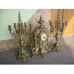 Камінний годинник з канделябрами (5880) - ЛьвівМаркет, Фото 3 Камінний годинник з канделябрами (5880) - LvivMarket.net, Фото 3