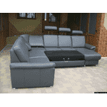 Новий шкіряний диван, розкладний (4946) - LvivMarket.net, Фото 39