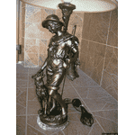 Старовинна  лампа-статуетка Пастушок (4109). ДНІПРО - LvivMarket.net, Фото 19