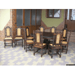 Стіл столовий, розкладний + 6 стільців (в стилі Яхт) (4577) - LvivMarket.net, Фото 2