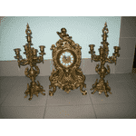 Камінний годинник з канделябрами (5594) - ЛьвівМаркет, Фото 2 Камінний годинник з канделябрами (5594) - LvivMarket.net, Фото 2