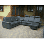 Новий шкіряний диван, розкладний (4946) - LvivMarket.net, Фото 9