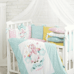 Комплект Маленька Соня Akvarel зайчик з метеликами, без балдахіну - ЛьвівМаркет, Фото 2 Комплект Маленька Соня Akvarel зайчик з метеликами, без балдахіну - LvivMarket.net, Фото 2