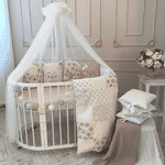 Комплект Маленька Соня Baby Design Chudiki Classic пудра  без балдахіну - LvivMarket.net, Фото 2