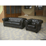 Новий шкіряний комплект меблів в стилі CHESTERFIELD (4952) - LvivMarket.net, Фото 11