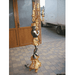 Деревяна статуя- лампа Мавр з факелом (5532). ДНІПРО - LvivMarket.net, Фото 5