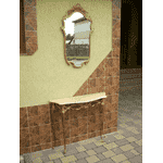 Консоль з дзеркалом (латунь,онікс) (6038) - ЛьвівМаркет, Фото 1 Консоль з дзеркалом (латунь,онікс) (6038) - LvivMarket.net, Фото 1