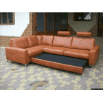 Новий шкіряний кутовий диван, розкладний (4410).ДНІПРО - LvivMarket.net, Фото 59