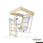 Сходи на горище Горищні сходи Metal Mini 80х90 Bukwood - ЛьвівМаркет, Фото 2 Сходи на горище Горищні сходи Metal Mini 80х90 Bukwood - LvivMarket.net, Фото 2