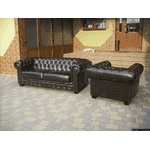 Новий шкіряний комплект меблів в стилі CHESTERFIELD (4952) - ЛьвівМаркет, Фото 39 Новий шкіряний комплект меблів в стилі CHESTERFIELD (4952) - LvivMarket.net, Фото 39