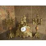 Камінний годинник з канделябрами (6313) - ЛьвівМаркет, Фото 1 Камінний годинник з канделябрами (6313) - LvivMarket.net, Фото 1
