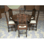 Стіл столовий, розкладний + 6 стільців (в стилі Яхт) (2822) - LvivMarket.net, Фото 3