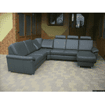 Новий шкіряний диван, розкладний (4946) - LvivMarket.net, Фото 2