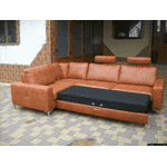 Новий шкіряний кутовий диван, розкладний (4410).ДНІПРО - LvivMarket.net, Фото 68