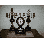 Камінний годинник з канделябрами Limoges (2879) - ЛьвівМаркет, Фото 4 Камінний годинник з канделябрами Limoges (2879) - LvivMarket.net, Фото 4