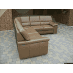 Новий шкіряний диван, розкладний (5556) - LvivMarket.net, Фото 3
