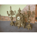 Камінний годинник з канделябрами (5880) - ЛьвівМаркет, Фото 4 Камінний годинник з канделябрами (5880) - LvivMarket.net, Фото 4