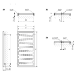 Рушникосушка водяна Terma Zigzag 835x500, 9005 mat (чорна матова) - ЛьвівМаркет, Фото 2 Рушникосушка водяна Terma Zigzag 835x500, 9005 mat (чорна матова) - LvivMarket.net, Фото 2