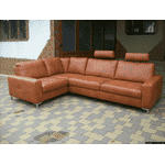 Новий шкіряний кутовий диван, розкладний (4410).ДНІПРО - LvivMarket.net, Фото 12