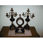 Камінний годинник з канделябрами Limoges (2879) - ЛьвівМаркет, Фото 2 Камінний годинник з канделябрами Limoges (2879) - LvivMarket.net, Фото 2