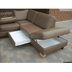 Новий шкіряний П-подібний диван, розкладний (4945). ДНІПРО - LvivMarket.net, Фото 35