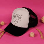 Кепка на дівич-вечір для нареченої і подружок "Bride + Серце" - LvivMarket.net, Фото 1
