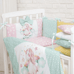 Комплект Маленька Соня Akvarel зайчик з метеликами, без балдахіну - ЛьвівМаркет, Фото 12 Комплект Маленька Соня Akvarel зайчик з метеликами, без балдахіну - LvivMarket.net, Фото 12