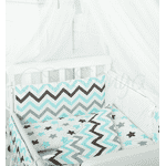 Комплект Маленька Соня Comfort Пряники, голубий з балдахіном - ЛьвівМаркет, Фото 4 Комплект Маленька Соня Comfort Пряники, голубий з балдахіном - LvivMarket.net, Фото 4