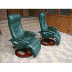 Відпочинкове шкіряне крісло з масажем (6090) - LvivMarket.net, Фото 3