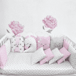 Комплект Маленька Соня Chudiki standart рожевий з балдахіном - LvivMarket.net, Фото 3