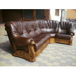 Шкіряний кутовий диван на дубовому каркасі (2144).ДНІПРО - LvivMarket.net, Фото 5