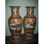 Пара інтерєрних ваз. Фарфор. Китай. (6230) - ЛьвівМаркет, Фото 3 Пара інтерєрних ваз. Фарфор. Китай. (6230) - LvivMarket.net, Фото 3