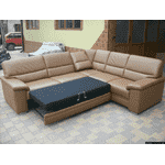 Новий шкіряний диван, розкладний (5556) - LvivMarket.net, Фото 45