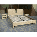 Ліжко з ротангу + 2 тумбочки (5368) - LvivMarket.net, Фото 2