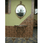 Консоль з дзеркалом + 2 бра  (латунь,онікс) (4457) - LvivMarket.net, Фото 1