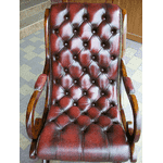Шкіряне крісло- качалка Chesterfield (5871). ДНІПРО - LvivMarket.net, Фото 14
