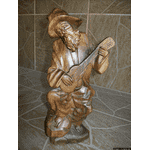 Деревяна статуетка Музикант (5284/6) - LvivMarket.net, Фото 3