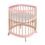 Ліжечко Tweeto 7 в 1, Колір рожева Вишня+Натуральний - ЛьвівМаркет, Фото 2 Ліжечко Tweeto 7 в 1, Колір рожева Вишня+Натуральний - LvivMarket.net, Фото 2