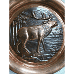 Декоративна мідна тарілка Олень (4302) - ЛьвівМаркет, Фото 4 Декоративна мідна тарілка Олень (4302) - LvivMarket.net, Фото 4