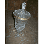 Кришталева ваза- цукерниця з кришкою (5905) - LvivMarket.net, Фото 3