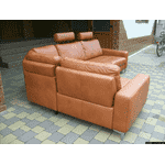 Новий шкіряний кутовий диван, розкладний (4410).ДНІПРО - LvivMarket.net, Фото 6